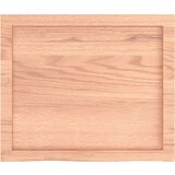 Stolna Mizna plošča svetlo rjava 60x50x6 cm obdelana trdna hrastovina, (20818550) | Shoptok.si