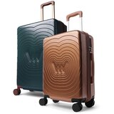Vuch Set od 2 putna kofera Earth, 37 l i 60 l, tvrda ljuska Cijene