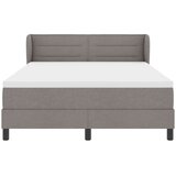 Box spring krevet Sivo-smeđa 140 x 190 cm tkanina - Sivo-smeđa 140 x 190 cm Dizajn linija | shoptok.hr