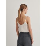 Reserved - Svileni top - krem | shoptok.hr