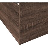  Okvir kreveta s ladicama oja smeđeg hrasta 75x190 cm drveni | shoptok.hr