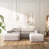 Rodier Siv žameten tabure Villet – | Shoptok.si