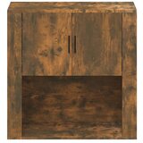  Zidni ormarić dimljenog hrasta 80x33x80 cm konstruirano drvo | shoptok.hr