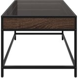  Stolić s beskonačnim LED svjetlima boja hrasta 70x50x41 cm | Eponuda.com