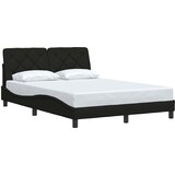 Maison Chic Posteljni okvir - Dvoposteljna postelja - Zakonska postelja brez vzmetnice črn 140x200 cm blago-J11762, (21766044) | Shoptok.si