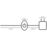  ONLI - LED stojeća lampa RINGS LED/58W/230V 4000K crna | Eponuda.com