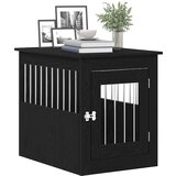 vidaXL Namještaj za pseću kabinu crni hrast 75x55x65 cm inženjerski drvo | shoptok.hr