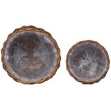  Košara za rastline s shranjevanjem 2 pcs Rjava Lacak ratan, (5000207860) | Shoptok.si