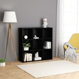 vidaXL Ormarić za knjige crni 98 x 30 x 98 cm od iverice Cijene