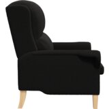  Ergonomska fotelja Crna Platno drvo Standard Ergonomski | shoptok.hr
