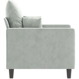  Fotelja svjetlosiva 60 cm baršunasta | Eponuda.com