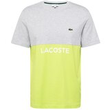 Lacoste Majica pegasto siva / jabolko / svetlo zelena / bela | Shoptok.si