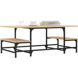  Stolić za kavu boja hrasta 100x50 5x40 cm konstruirano drvo | shoptok.hr