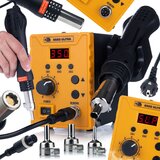 Rosfix 858D ULTRA POSTAJA ZA VROČ ZRAK – 700W SPAJKALNA IN PLASTIČNA VARILNA POSTAJA | 100–500°C, 120 L/MIN, 3 ŠOBE | ZA ELEKTRONIKO IN SERVIS, (5000075825) | Shoptok.si