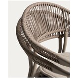 Kave Home Sivorjav oblazinjen vrtni stol Alimia – | Shoptok.si