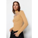 Trendyol Beige Choker Collar Knitwear Sweater | Eponuda.ba