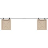  Komplet kliznih vrata ormarića 213 cm ugljični čelik | shoptok.hr