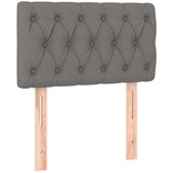  Krevet box spring s madracem LED tamnosivi 80 x 200 cm tkanina | shoptok.hr