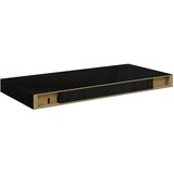  Plutajuće zidne police 2 kom sjajne crne 50 x 23 x 3,8 cm MDF | shoptok.hr