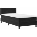  s opruga kutije s uzglavljem Crna 200 x 100 cm Baršun | shoptok.hr