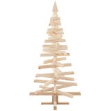  Božićna drvca s stalakom Prirodna 150 cm Masivna borovina | shoptok.hr