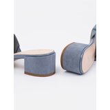 Sergio Leone Blue Heeled Flip Flops | shoptok.hr