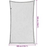 vidaXL Mreža za prikolico z elastično vrvjo črna 5x3 m PP | Shoptok.si