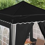 Rastezljivi šator za zabave 195 x 195 x 245 cm Crna | shoptok.hr
