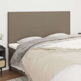  Uzglavlja 4 kom smeđesiva 80 x 5 x 78/88 cm od tkanine | shoptok.hr