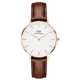 Daniel Wellington Sat Petite 32 St Mawes za žene, boja: smeđa | shoptok.hr