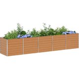  Vrtna visoka greda Svetlo rjava 400 x 80 x 77 cm, (5000287836) | Shoptok.si