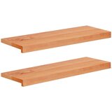 Step treads 2 kom. 70 x 25 x 2 cm Lak Čvrsto drvo bukve | shoptok.hr