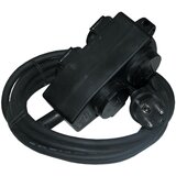 Kabel produžni vrtni četverostruki 3m IP44 | shoptok.hr