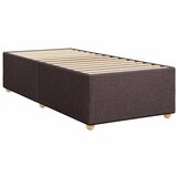  Krevet s oprugama i madracem tamnosmeđi 80x200 cm od tkanine | shoptok.hr