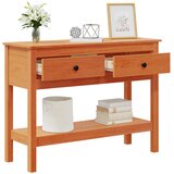  Konzolna stolica s ladicama Vosak smeđa 100 x 35 x 75 cm | Eponuda.ba