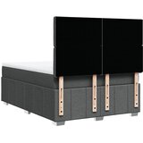  Krevet s oprugama i madracem tamnosivi 140x190 cm od tkanine | shoptok.hr