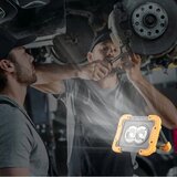 LED punjivi reflektor sa funkcijom powerbanke LED/20W/5V 4400 mAh IP44 crna/žuta | Eponuda.com