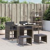 5-dijelni vrtni blagovaonski set s jastucima od poliratana | shoptok.hr