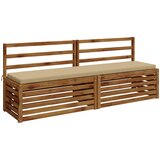  Jastučić za klupu SOEST 100% poliester Bež 180 x 40 x 5 cm Slike