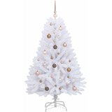  Umjetno božićno drvce Bijelo 80 x 80 x 150 cm PVC i metal | shoptok.hr