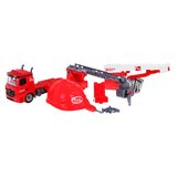 Vatrogasno vozilo za igru s kacigom TOOL - crveni | Shoptok.si