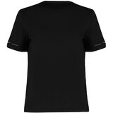 Trendyol Ženska majica TWOSS23TS00012, Crna Cene
