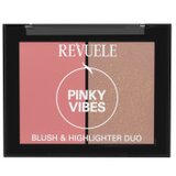 Revuele paleta za obraz - Blush & Highlighter Duo - Pinky Vibes Cene