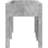  Krevet na kat za djecu s pohranom Betonski sivi 75 x 190 cm | shoptok.hr