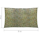 vidaXL Kamuflažna mreža s torbo za shranjevanje 2x8 m zelena | Shoptok.si
