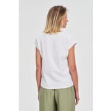 Marisse Cotton Blouse With Print, White | Shoptok.si