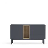 Teulat Tamnosiva niska komoda 137x76 cm Corvo - Cijene