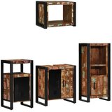  Set namještaja za kupaonicu 4 kom. Višebojno i crno | shoptok.hr