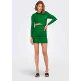 Only Cocktail obleka Fox 15278003 Zelena Slim Fit | Shoptok.si