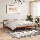 Maison Chic Posteljni okvir - Dvoposteljna postelja - Zakonska postelja brez vzmetnice vošč. rjav 180x200 cm borovina-J4536, (21770092) | Shoptok.si